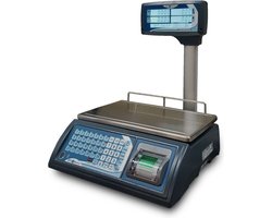 BAXTRAN RTN615 geijkte winkelweegschaal met bonnenprinter 15kg