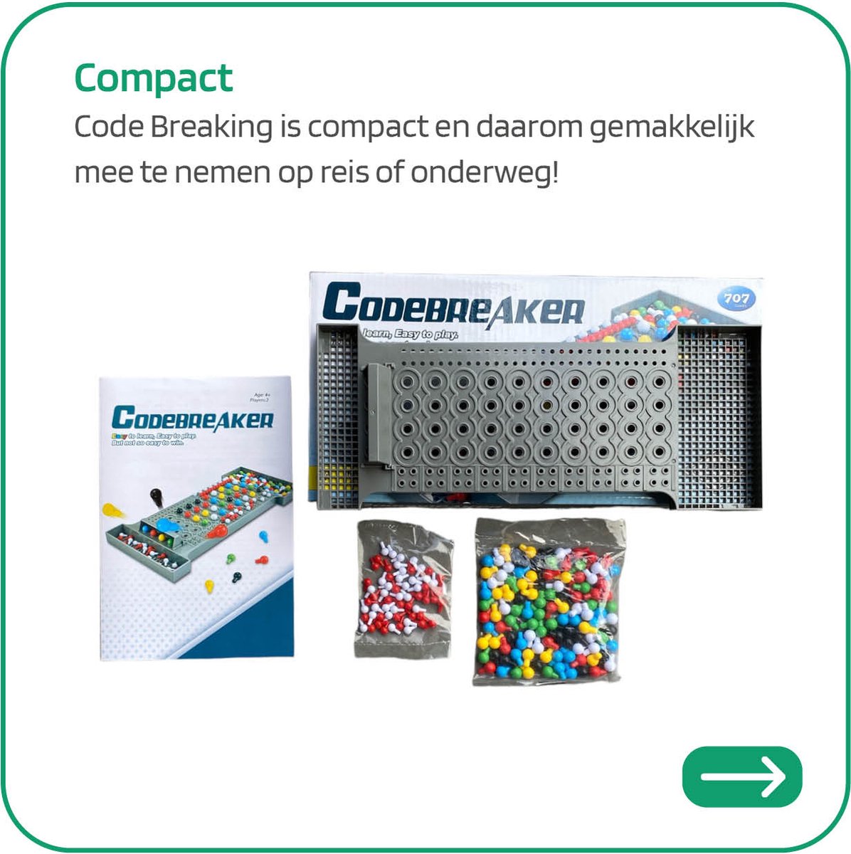 Code Breaking - Bordspellen - Reisspellen - Kraak de code - Spellen — afbeelding 3