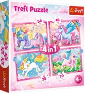 Trefl Trefl 4in1 - Unicorns and magic