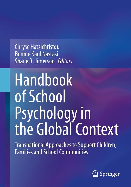 Handbook of School Psychology in the Global Context - cover