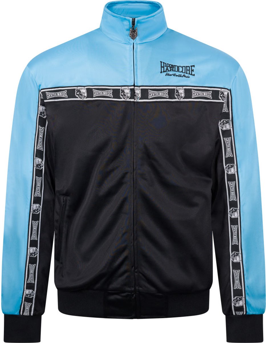 100% Hardcore Trainingsjack Essential Blauw - Maat: S