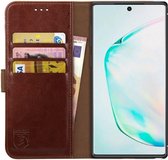 Rosso Element Samsung Galaxy Note 10 Plus Hoesje Book Cover Bruin