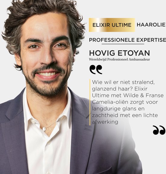 Kérastase Elixir Ultime L'Huile Originale Navulbare Haarolie + Cadeau - Elixir Ultime Olie 75ml + Elixir Ultime 15ml Cadeau - Met Camelia & Arganolie, Voor Intense Voeding, Glans, Anti-frizz & Hittebescherming, Voor Elk Haartype
