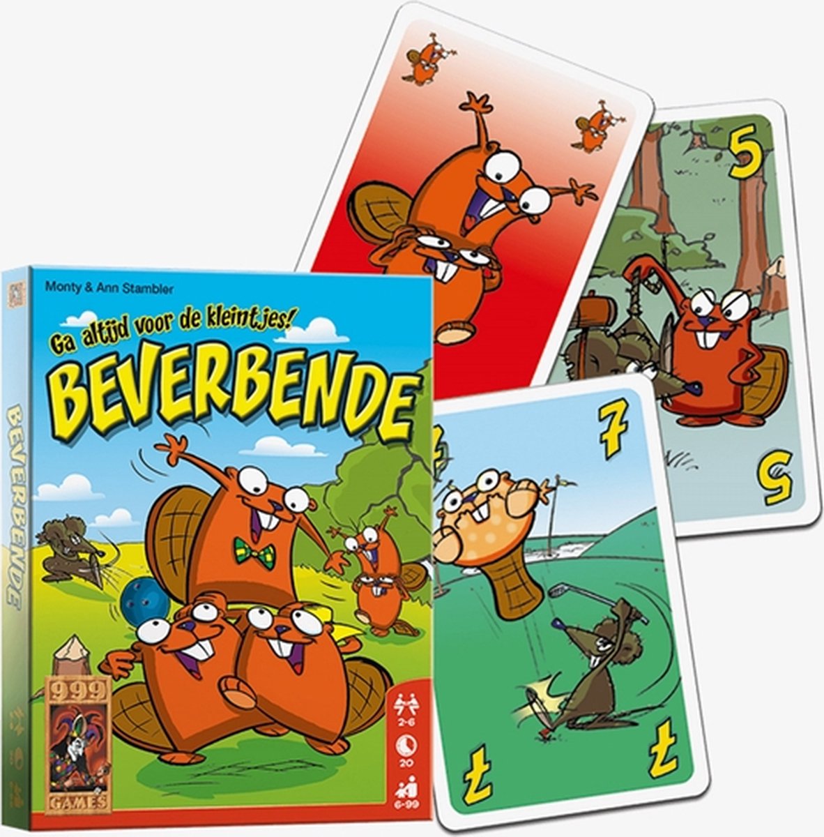999 Games - Beverbende - Kaartspel - Tactisch geheugenspel - Familiespel - Gezelschapsspel - Educatief spel - vanaf 6 jaar - Klein cadeautje — afbeelding 4