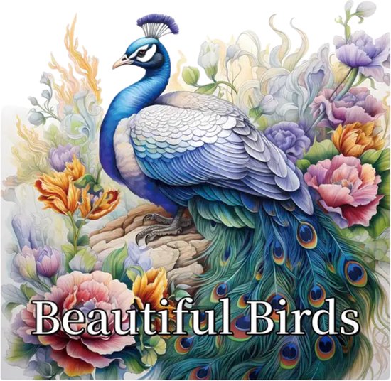 Kleurboek Mooie Vogels – Vogel Kleurboek – Kleurboek Vogels – Kleurplaten Vogels – Kleurboek Natuur – Kleurboek Volwassenen Vogels – Vogels Inkleuren – Beautiful Birds – 22 Kleurplaten – 20×20 cm