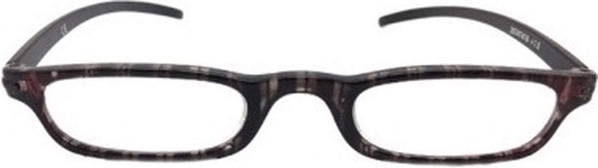 HIP Leesbril bruin gestreept +1.5