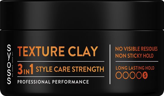 Syoss Texture styling clay – ultra-matte finish – 6x 100ml