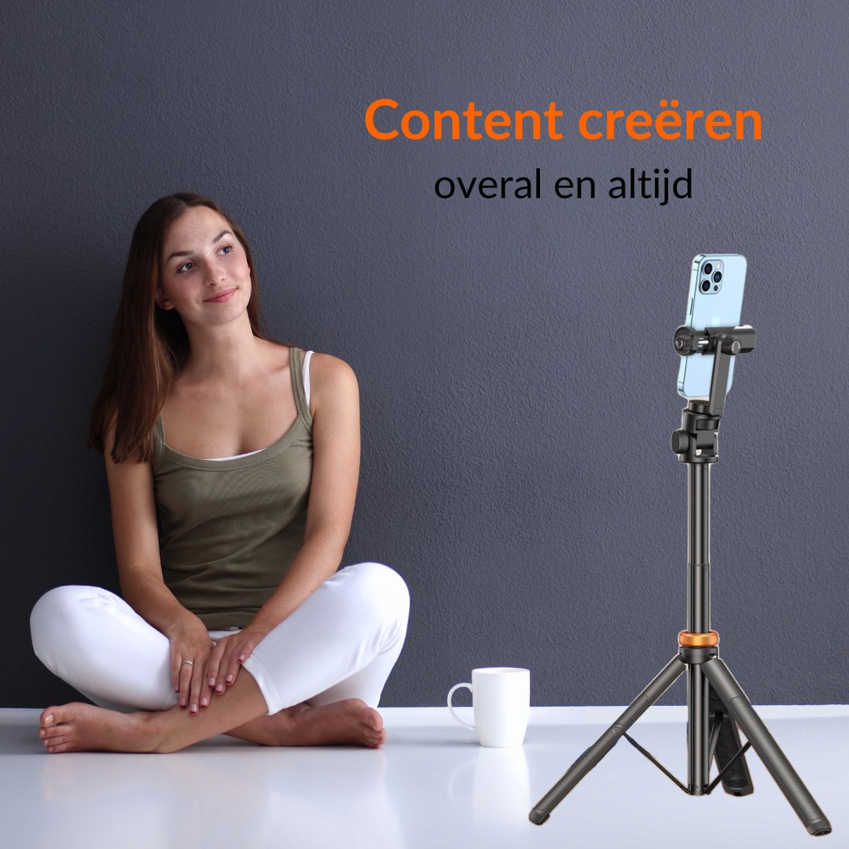 GoPro Telefoon Statief - 180cm Tripod thumbnail 3