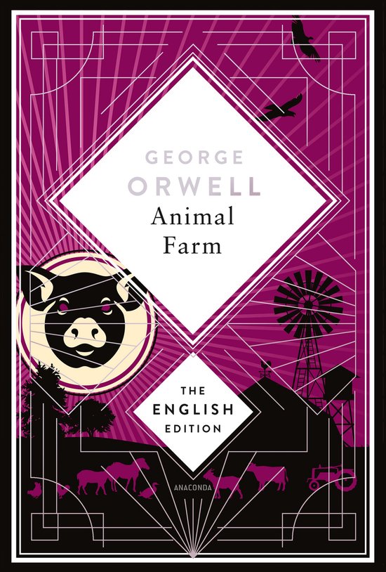 Animal Farm by George Orwell. English Edition - cover