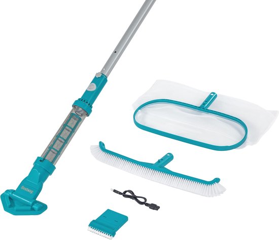 Bestway® AquaSurge™ Zwembad Onderhoudskit met Stofzuiger en Skimmer