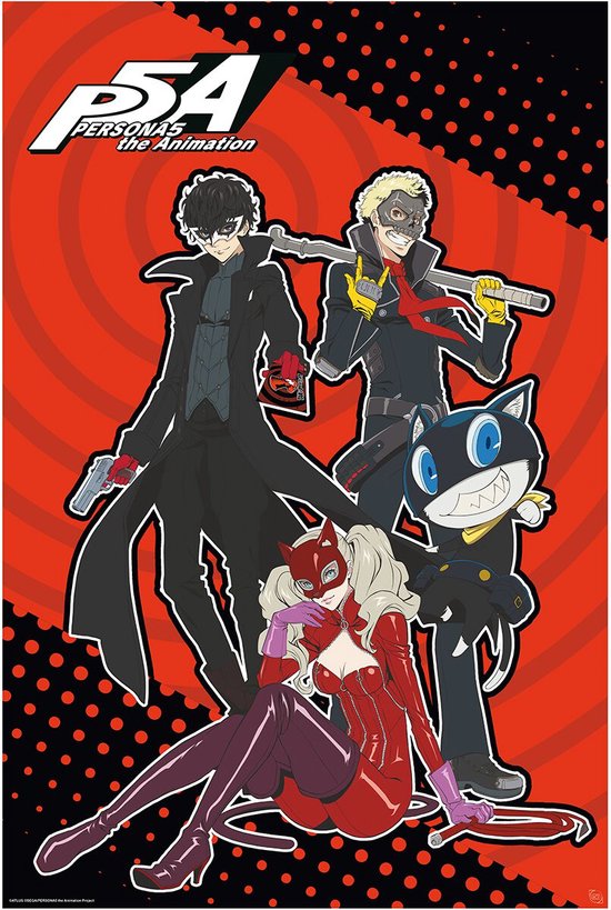 Persona 5 Phantom Thieves Poster meerkleurig - Papier - Fan merch, Gaming