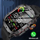 Bol.com 2024 Heren Smartwatch – Bluetooth Sport Hartslagmeter IP68 Waterdicht Slim Horloge Geschikt voor Android & iOS – Fitness... aanbieding