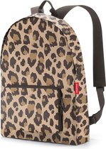 Reisenthel Mini Maxi Rucksack Rugzak - Opvouwbaar - 14L - Leo Macchiato Bruin