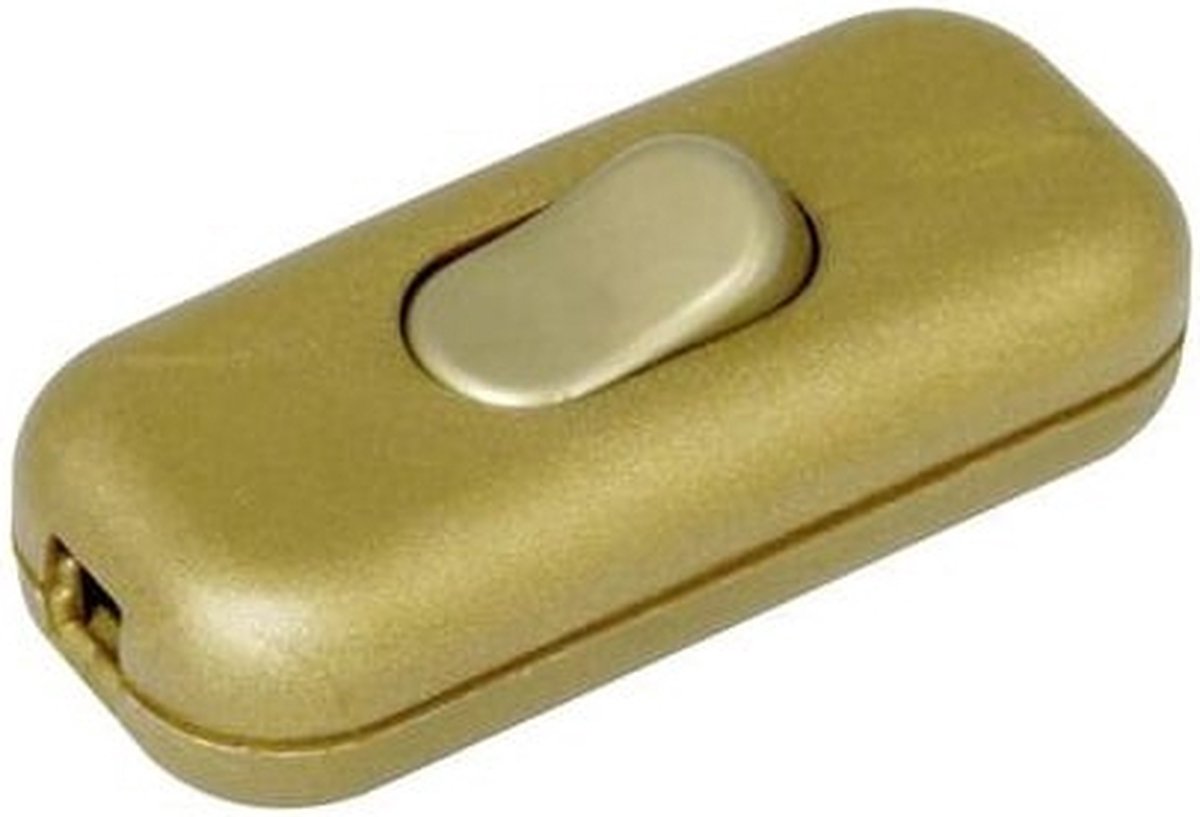 SNOERSCHAKELAAR MET KNIP GOUD