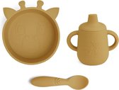 Nuuroo - Service de table en silicone Elias , pack de 3 - Dusty Jellow