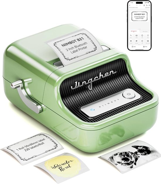 Niimbot D101 Labelprinter - Draadloze Labelmaker - 1200 mAh - Print Br - Current Components
