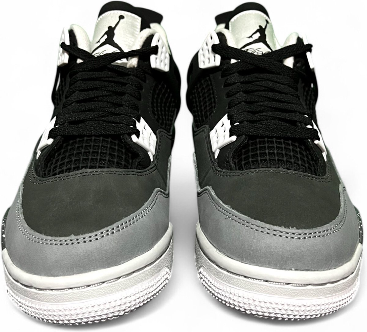 Nike Air Jordan 4 Retro Sneakers Unisex Fear 2024 Bred Reimagined