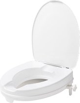 Abattant WC Deluxe avec couvercle - Blanc - hauteur 60 mm