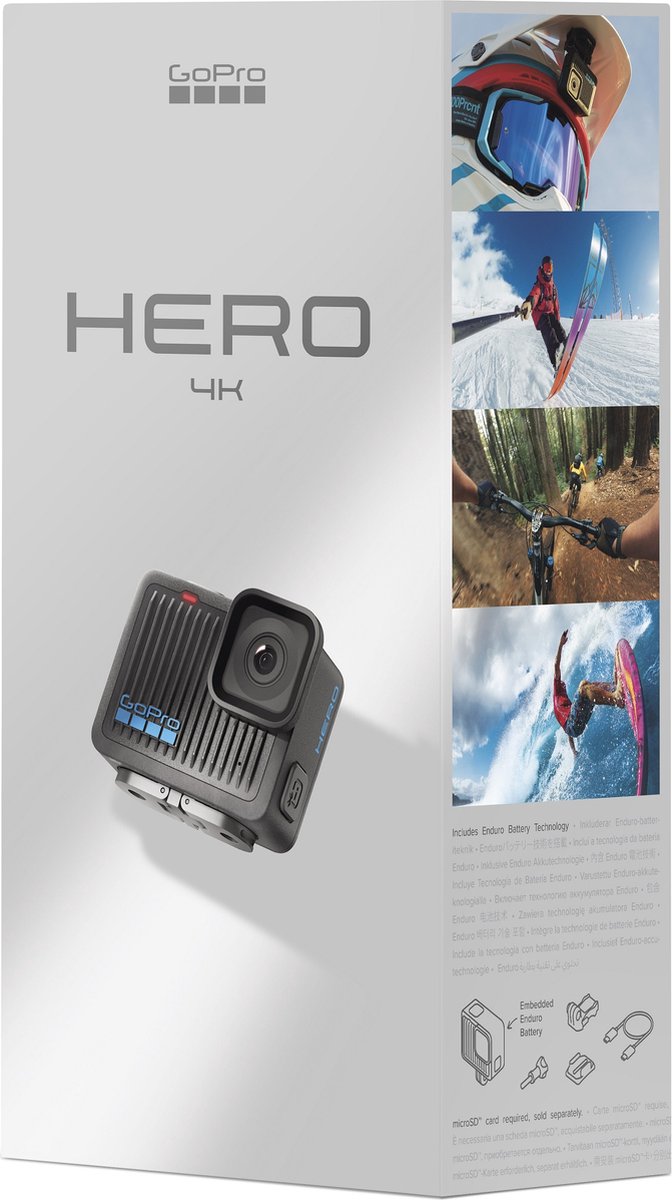 GoPro HERO Actioncam - 4K30 Video - 12MP Foto - 86 g - 5 m Waterdicht - Touchscreen thumbnail 3