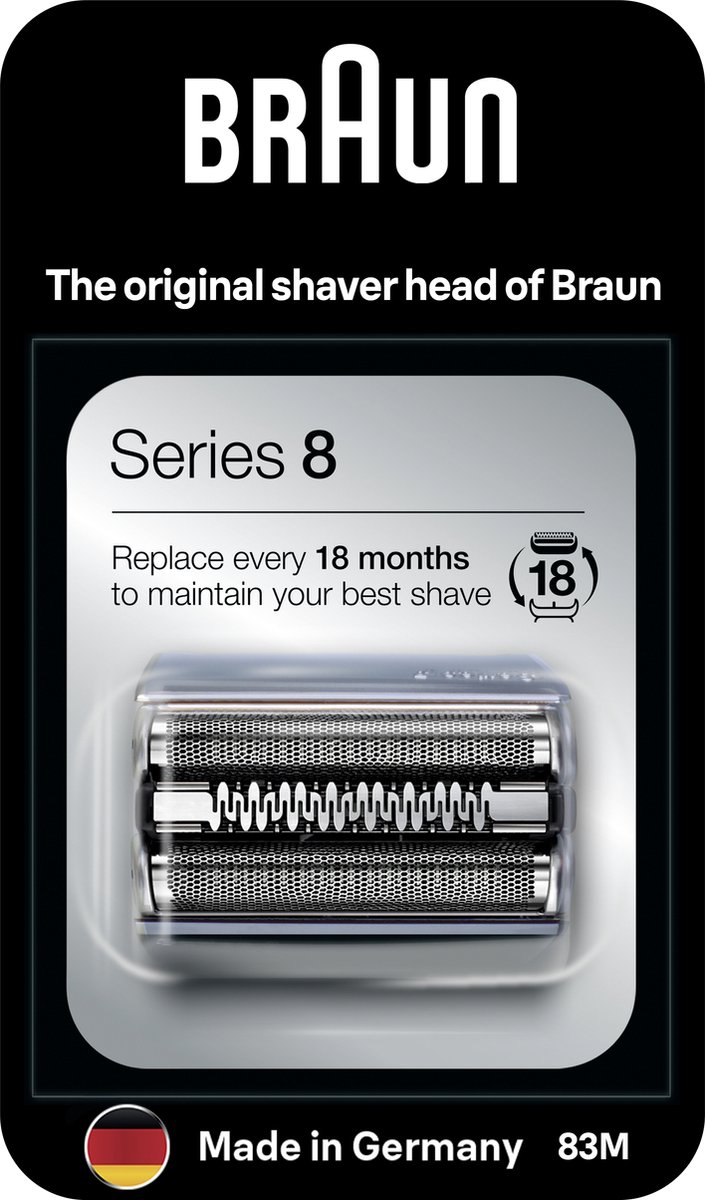 Braun Kombipack 83M Scheerkop Zwart 1 stuk(s)