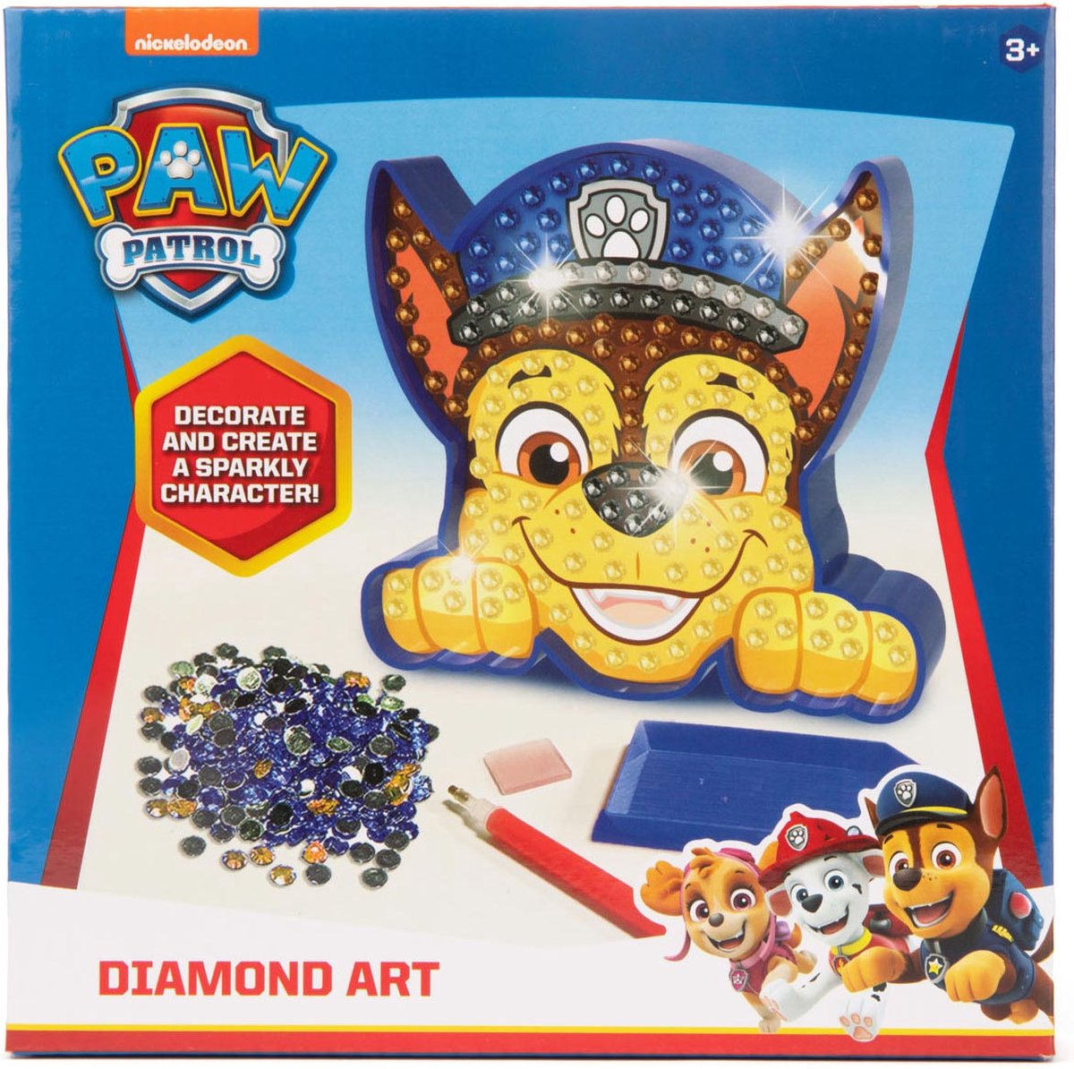 Sambro PAW Patrol diamond painting knutselset Chase - creatieve hobby.