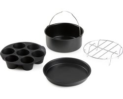 DOMO 167 Accessoires Airfryer - Heteluchtfriteuse Accessoires Set - Geschikt voor Airfryer (X)XL - 4 stuks