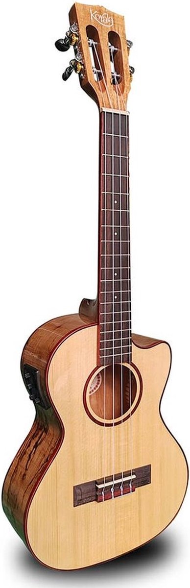 Korala UKT-830-CE Arched Back Tenor ukulele Semi akoestisch