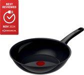 Bol.com Tefal Revive Black Wokpan - Ø28 CM - PFAS-vrij - Keramisch - Inductie aanbieding