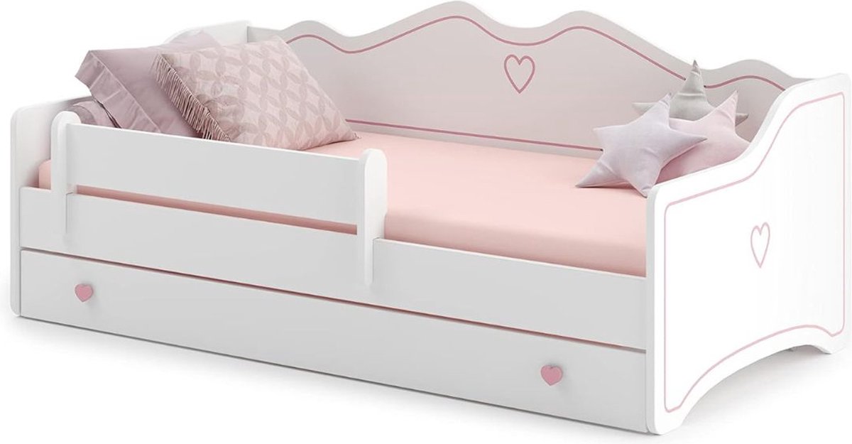 ApexArte® Kinderbed - Peuterbed - Babybed - Wit