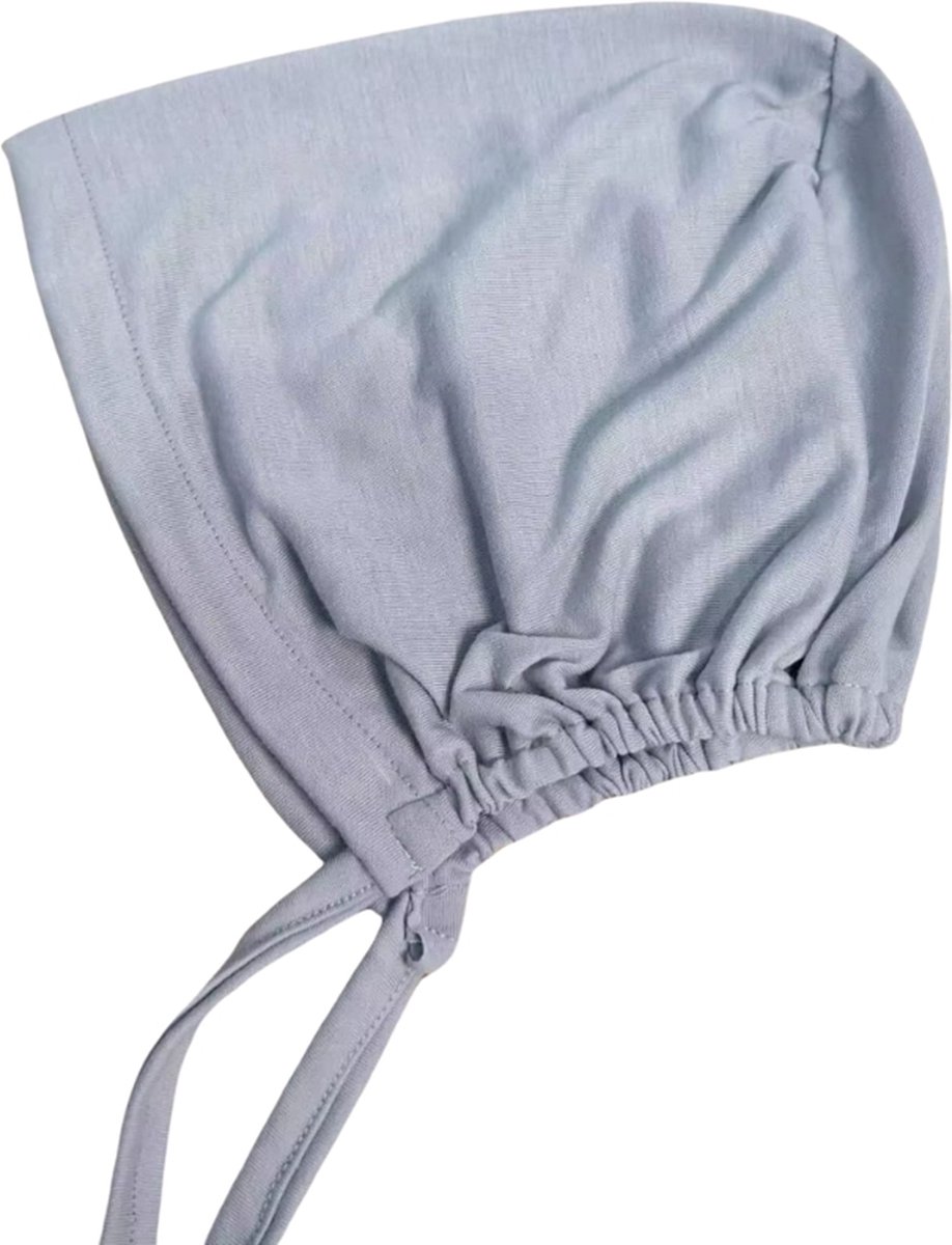 Ibramani – Rafia Inner Hijab Basic – Muts – Hoofddeksel - Hoofddoek - Tulband – Haarband – Tulband Cap – Head wrap - Damesmutsen – Hoofdwear - Ramadan - Ied ul Fitr - Suikerfeest – Grey