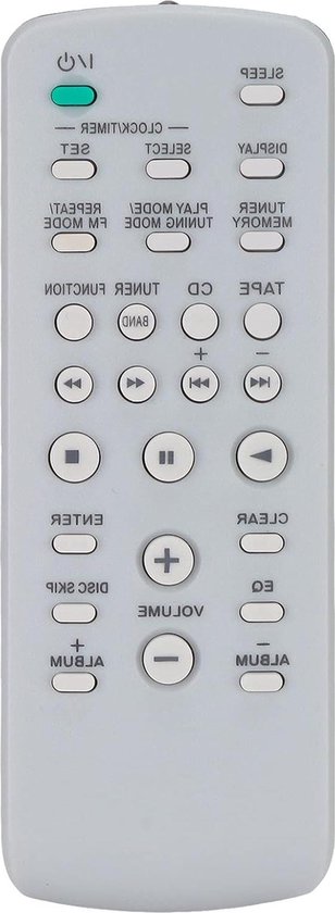Remote Control, Universal Portable Speaker HIFI System Replacement Remote Control, for SONY, for RM‑SC3 RM‑SC30 RM‑SC50 RM‑SC55 MHC‑RG29 MHC‑RG490S CMT‑EH10 CMT‑U1 CMT‑CPZ1 MHC‑RG222 MHC