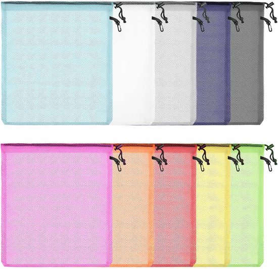 100 STKS Goud Organza Tassen Medium 13X18 cm, 5X7 Inches Mesh Bruiloft Gunst Tassen met Trekkoord voor Sieraden Candy Make-up Baby Douche Kerst Festival Verpakking
