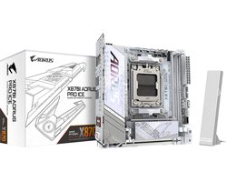 GIGABYTE X870I AORUS PRO ICE moederbord AMD X870 Socket AM5 Micro ITX