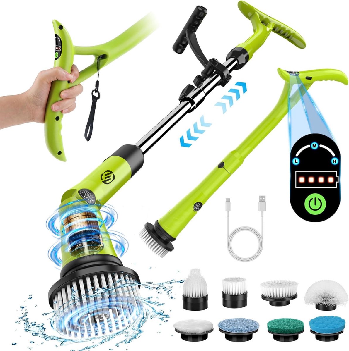 Goedkoopste Elektrische Spinschrobber- Spinning Schrobber - Elektrische Spin Schrobber - Draaiende Schrobber - Elektrische Schrobber - Schrobmachine - Poetsmachine - Schrobber - Elektrische Schrobborstel - Scrubber - Boenmachine - Spinscrubber - Elektrische Scho