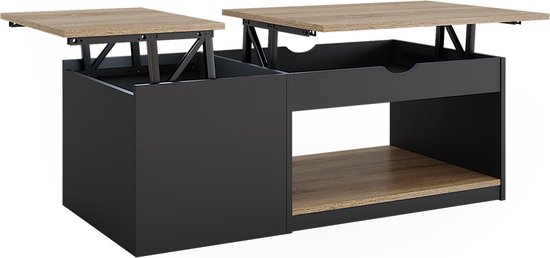 Vicco Avela Salontafel – 55 x 110 cm Zwart