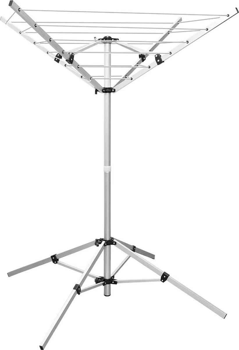 Goedkoopste Mygroot - Wasmolen - Wasmolen op poten - Droogrek Opvouwbaar rek - Vloer staande kapstok - Boomtak Droogrek - Voor op Camping - Kledingrek - Hanger Opbergplank