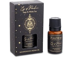 Pure Works - Eye of Providence - Geurolie - Manifestatie - Olie - Sage - White tea - 10ml - Song of India