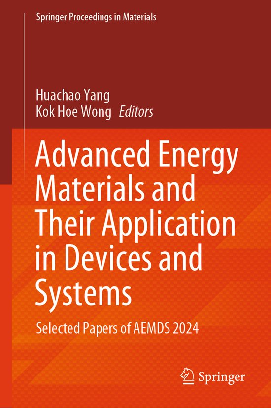 Springer Proceedings in Materials- Advanced Energy Materials and Their ...