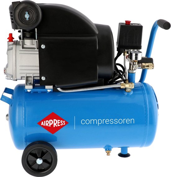 Compressor HL 310-25 8 bar 2 pk/1.5 kW 157 l/min 24 l | bol