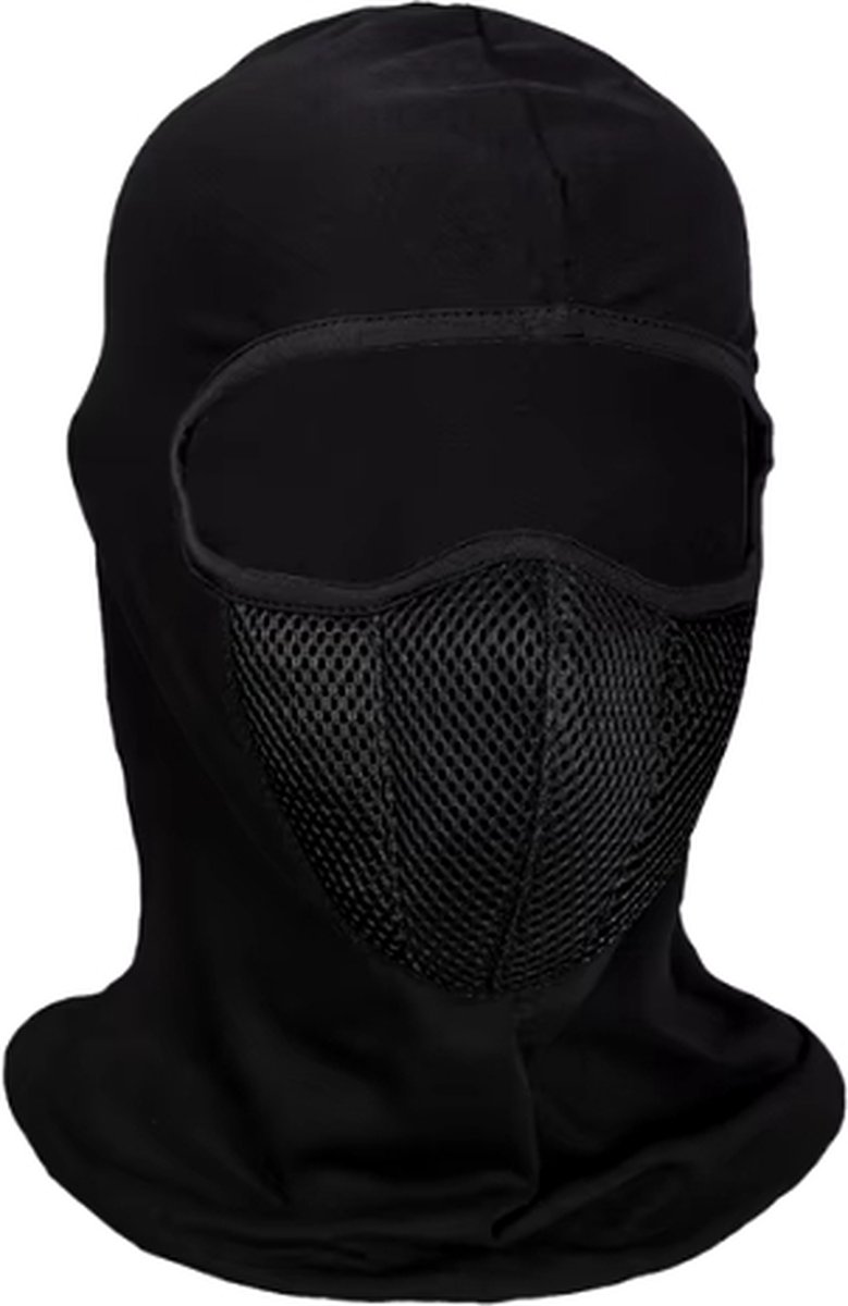 Jumada’s Stijlvolle Helmmuts Balaclava Motor Scooter Bivakmuts Winter Muts Face Mask Ski Zwart