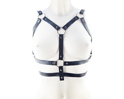 BNDGx® - Bondage tuig pak Harnas vrouw riem - Erotische sex Body Nep Leer - Verstelbaar -