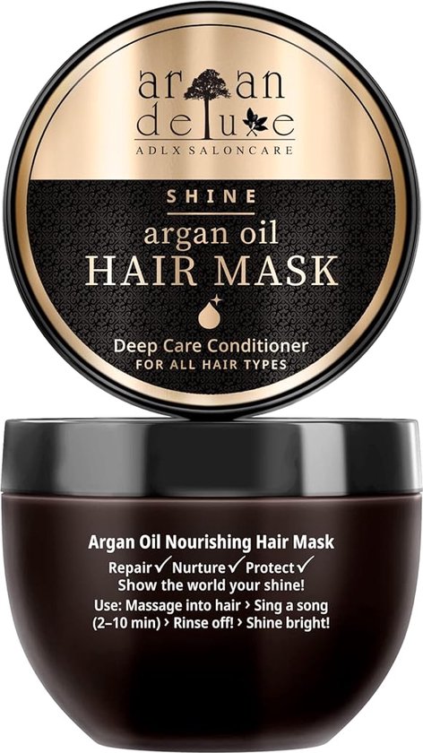 Argan De Luxe Nutrition Infusing Haarmasker 250ml - Haarmasker droog haar