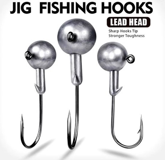 jighead - jigkop - 5 stuks - 20 gram - lood - lood kop voor roofvissen van Suxxes — afbeelding 2