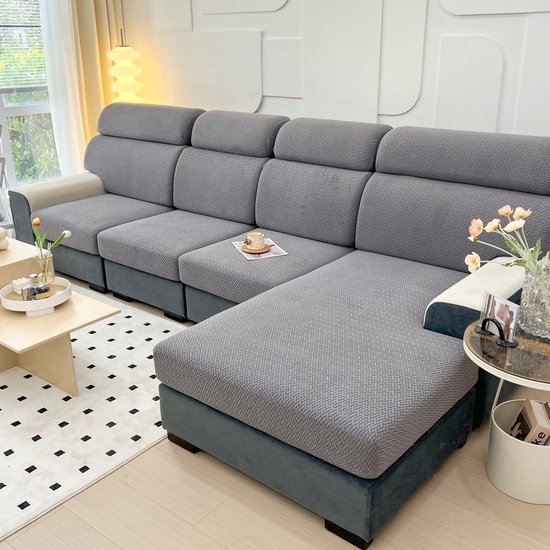Bankhoezen Sectionele bankstel Bankhoezen Hoekbank 3/2-zits l-vormige bankhoezen Antislip kussen Bankhoezen voor woonkamer Meubelbeschermende hoezen Wasbaar (Color : A, Size : 70x150cm1pc