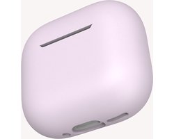 Hoesje in het Paars geschikt voor Apple AirPods 4 - TCH - Beschermhoes - Siliconen - Case - Soft case