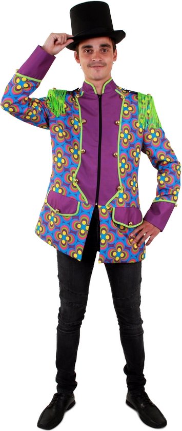 Flower Power Jas Hippie Circus Directeur Man