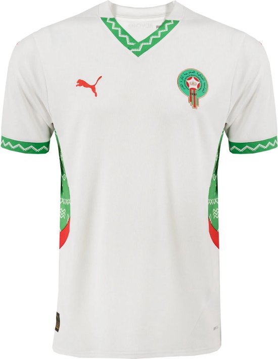 Foto: Puma marokko uitshirt 2024 2026 officieel wedstrijdshirt