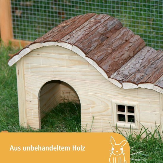 Houten Konijnenhuis Schattige Schuilplaats voor Konijnen