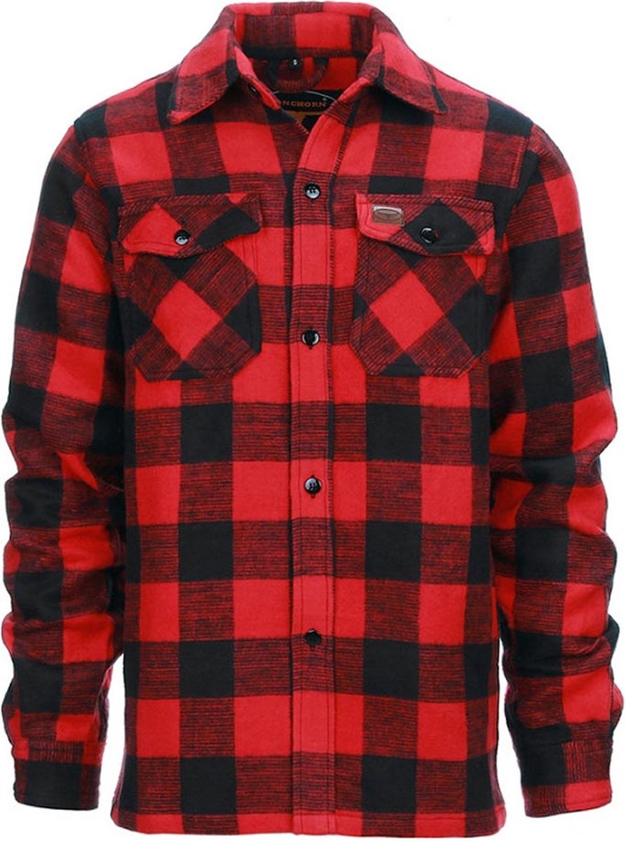 Longhorn houthakkers overhemd/jas Canada Small Zwart