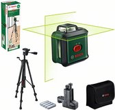 Bol.com Bosch UniversalLevel 360 Premium Set - 360° Kruislijnlaser - Inclusief Statief - Universele klem MM3 - Opbergetui - Batt... aanbieding